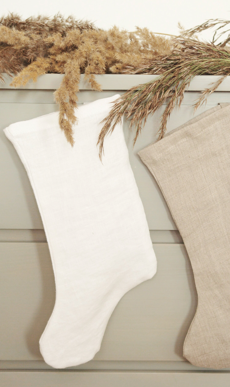 linen stocking