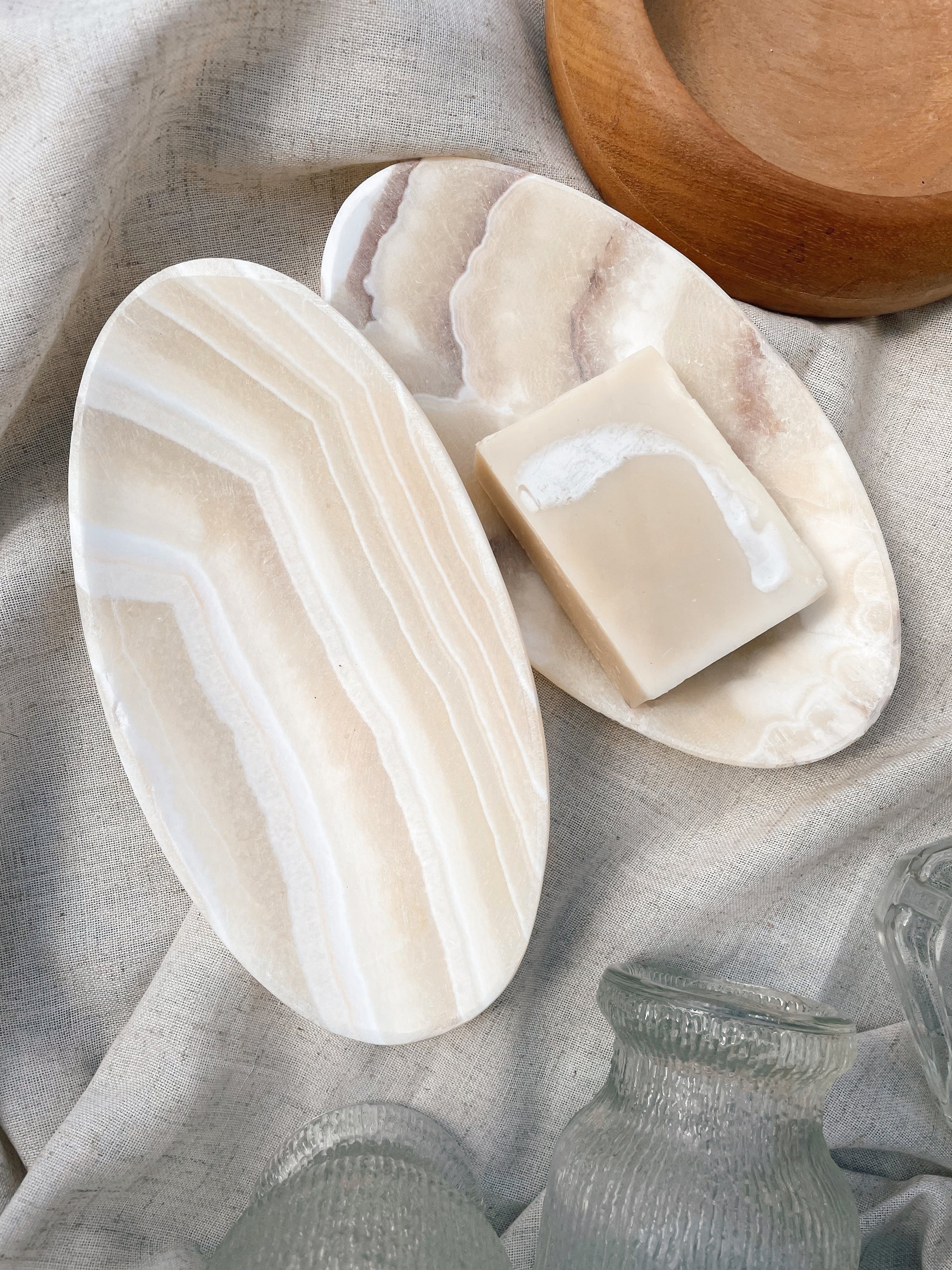 egyptian marble soap dish