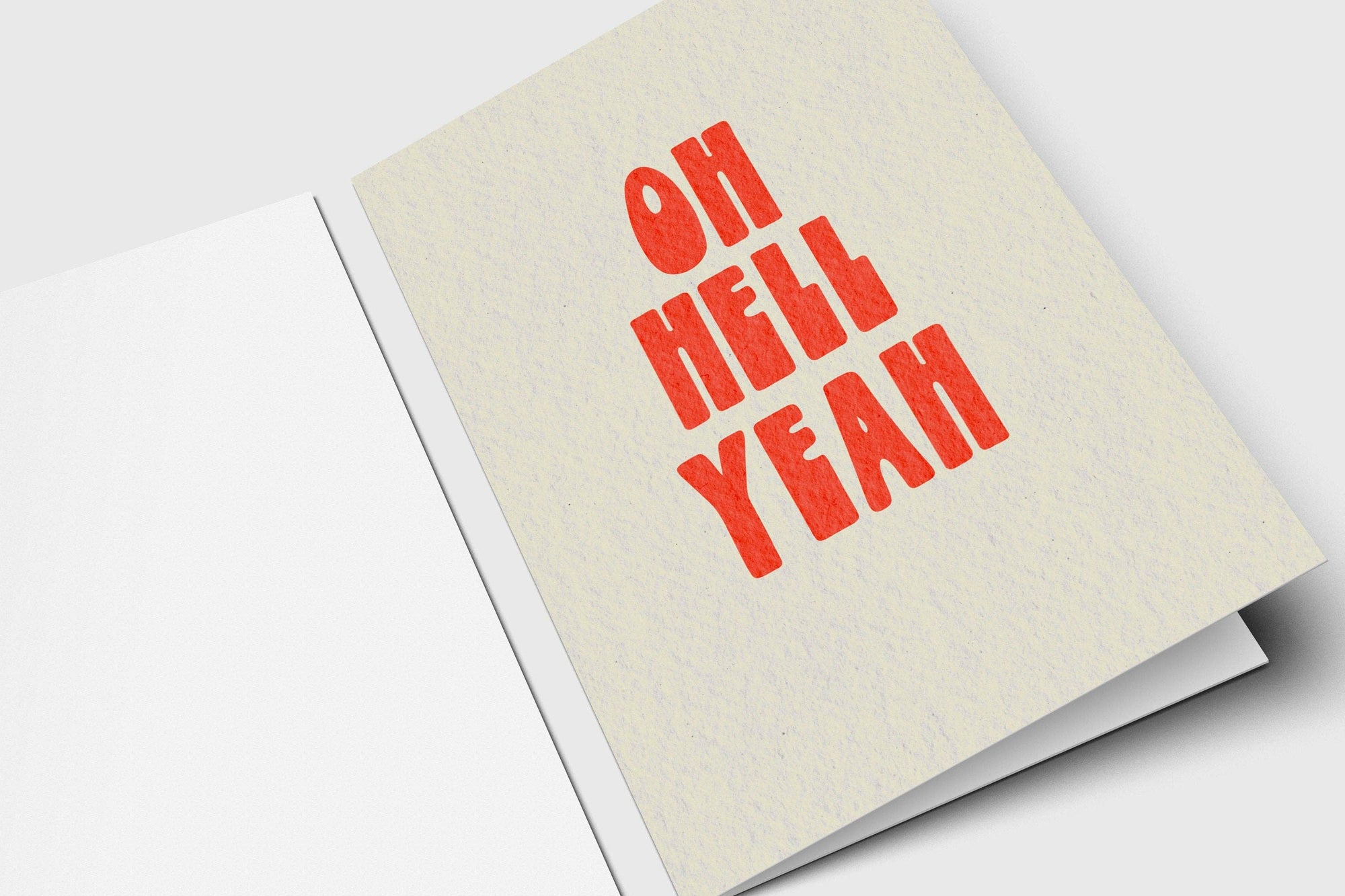 oh hell yeah card