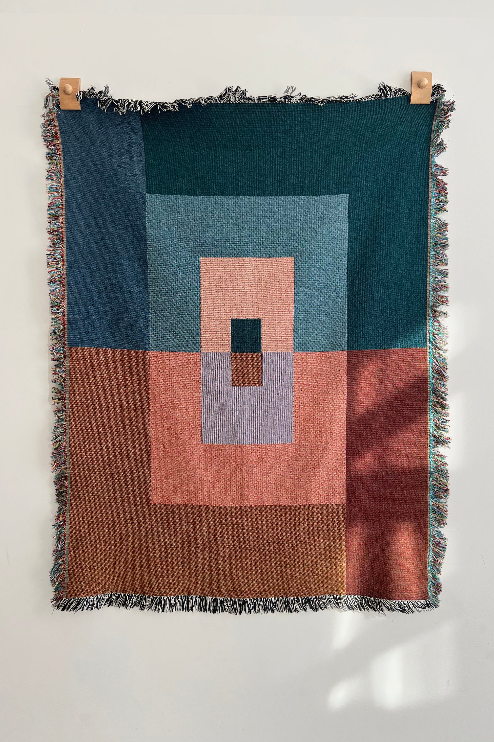 a future refrain woven blanket
