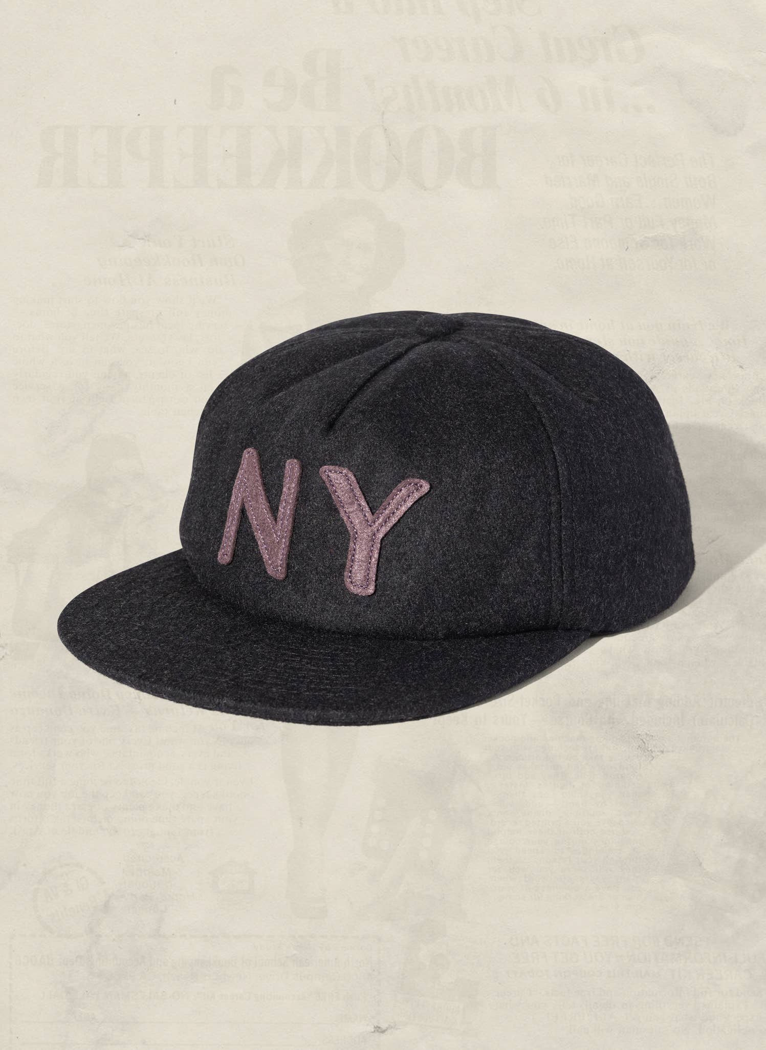 new york NY felt field trip hat