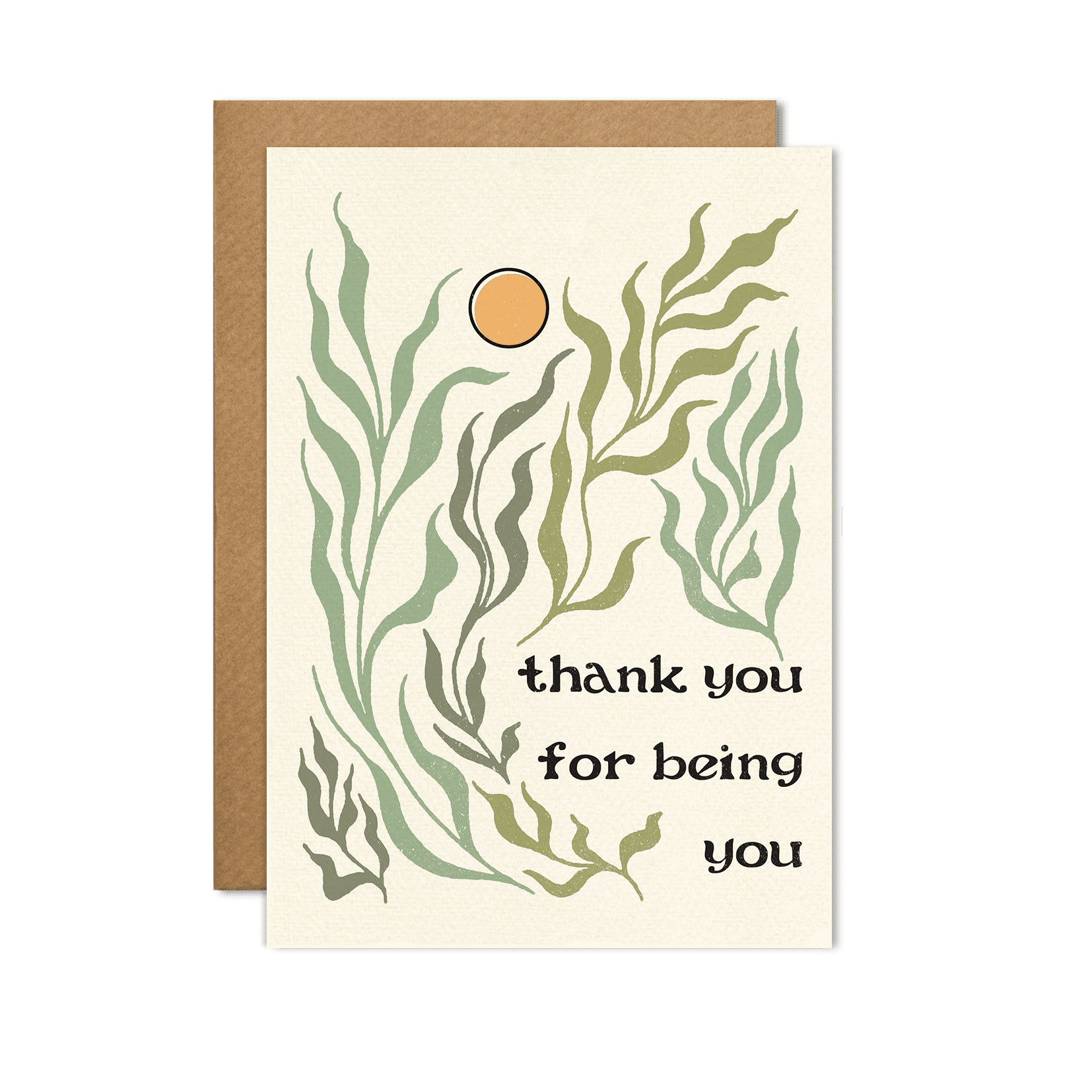 thank you for being you card